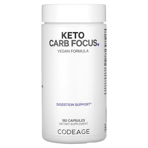 Codeage, Keto Carb Focus, 180 Κάψουλες