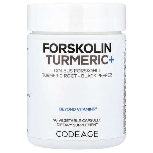Codeage, Forskolin Turmeric+, 90 φυτικές κάψουλες