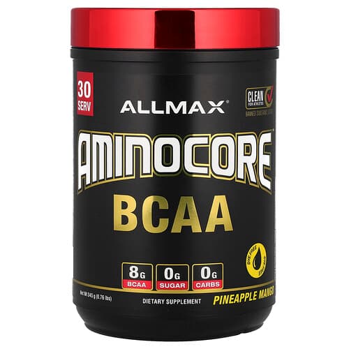 ALLMAX, AMINOCORE™ BCAA, Ανανάς Μάνγκο, 345 γρ.