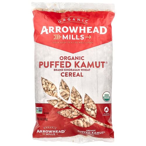 Arrowhead Mills, Οργανικά φουσκωμένα δημητριακά Kamut®, 6 oz (170 g)