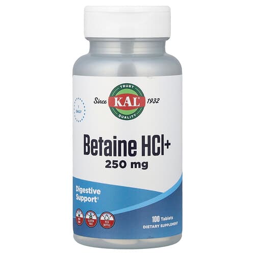 KAL, Βεταΐνη HCl+, 100 Δισκία