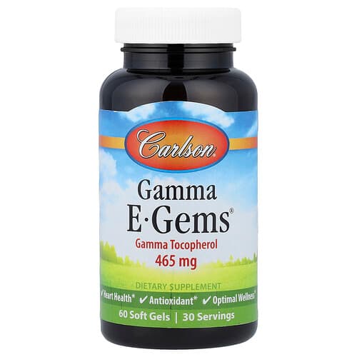Carlson, Gamma E-Gems®, 60 μαλακές κάψουλες