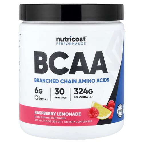 Nutricost, Απόδοση, BCAA, Λεμονάδα με Βατόμουρο, 11,6 oz (324 g)