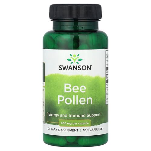 Swanson Vitamins, Γύρη μελισσών, 400 mg, 100 Κάψουλες