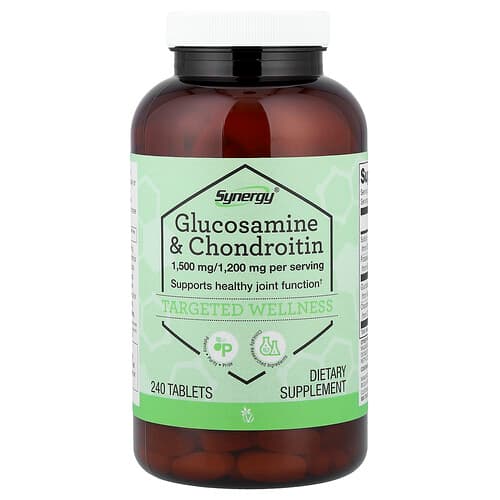 Vitacost, Synergy®, Γλυκοζαμίνη & Χονδροϊτίνη, 240 Δισκία