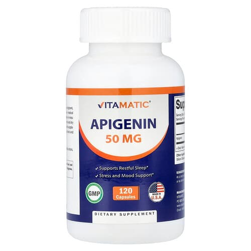 Vitamatic, Apigenin, 50 mg, 120 Κάψουλες