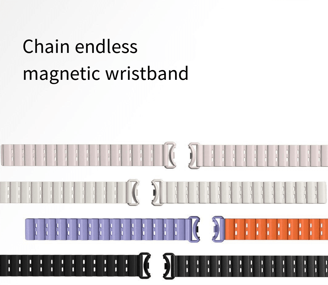 Original Xiaomi Chain Magnetic Chain-type infinite magnetic wristband suitable for mi band 9 series