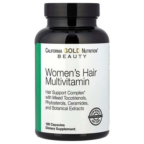 California Gold Nutrition, Ομορφιά, Πολυβιταμίνη για Γυναικεία Μαλλιά, 120 Κάψουλες